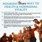 Primal Being Cápsulas de Testículos de Res Grassfed – Suplemento Nutritivo, 120 Cápsulas