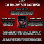 MASF Smashin' Reds Superfood Orgánico - 15 Servicios