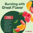 YumVs Gominolas Multivitamínicas para Niños - Sabor Fruta - 120 unidades