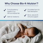BIOTICS RESEARCH Bio K Mulsion Gotas de Vitamina K1 – 500 mcg – 30 ml