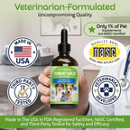 Pet Wellbeing Throat Gold para Perros - Fórmula Líquida 118 ml