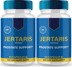 Vitavault Jertaris Cápsulas para la Salud Prostática - Extra Fuerte, Fórmula Natural (2 Envases)