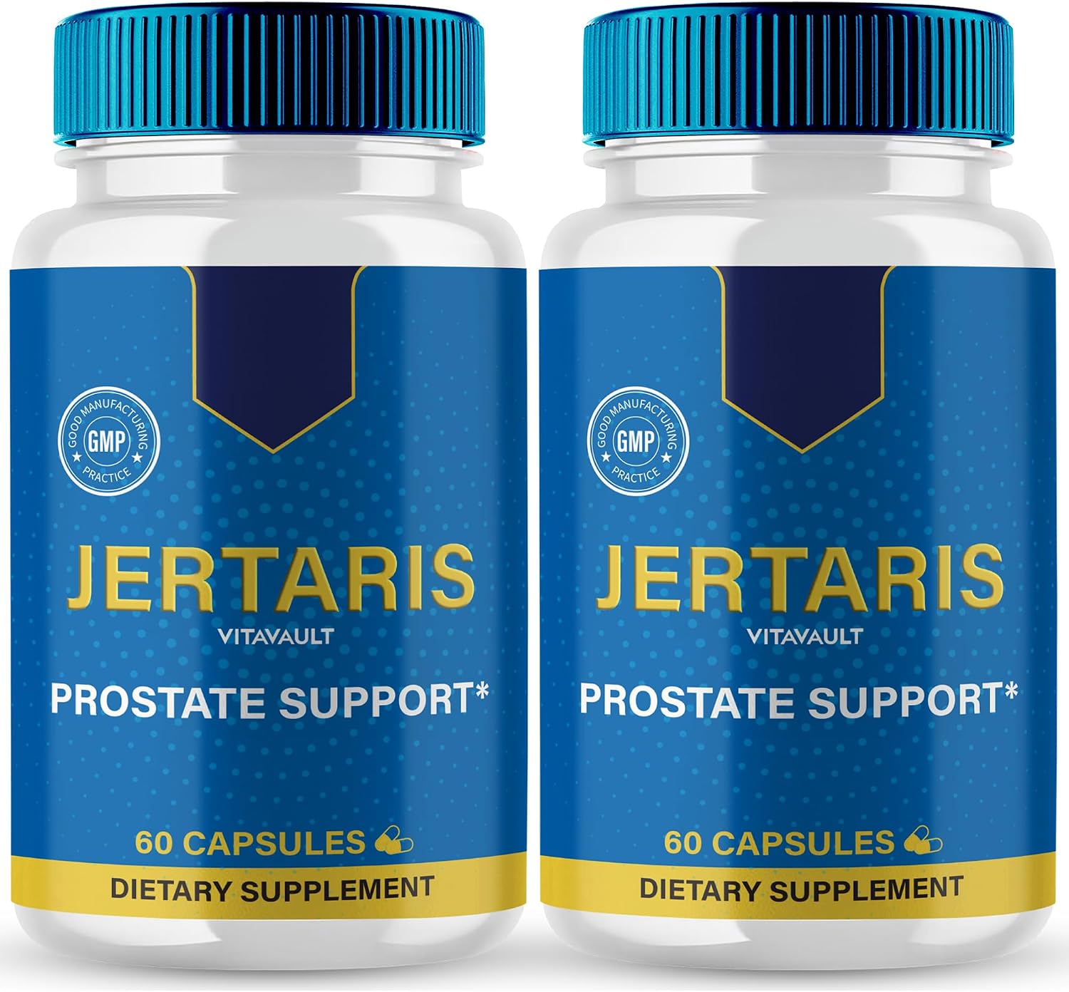 Vitavault Jertaris Cápsulas para la Salud Prostática - Extra Fuerte, Fórmula Natural (2 Envases)