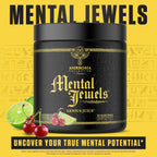 Ambrosia Mental Jewels – Nootrópico en Polvo con Alpha GPC, Bacopa y Fosfatidilserina | Memoria, Enfoque y Concentración | 30 Dosis | Sabor Cherry Limeade