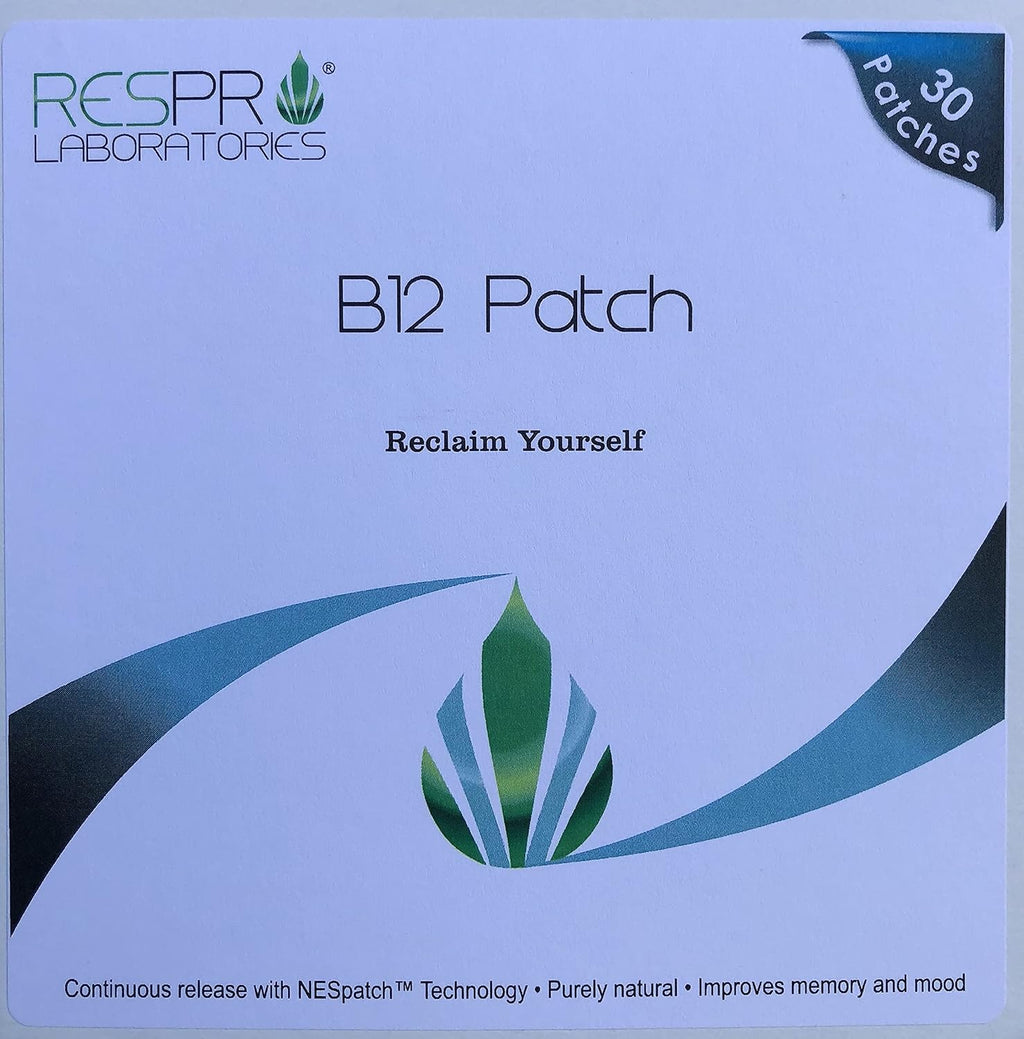 Respro Labs Parche de Vitamina B12 de Alta Potencia - 30 Parches
