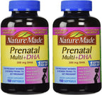 Nature Made Prenatal + Dha 200 mg Suplemento dietético (cantidad neta 150 cápsulas blandas), 150 unidades ()