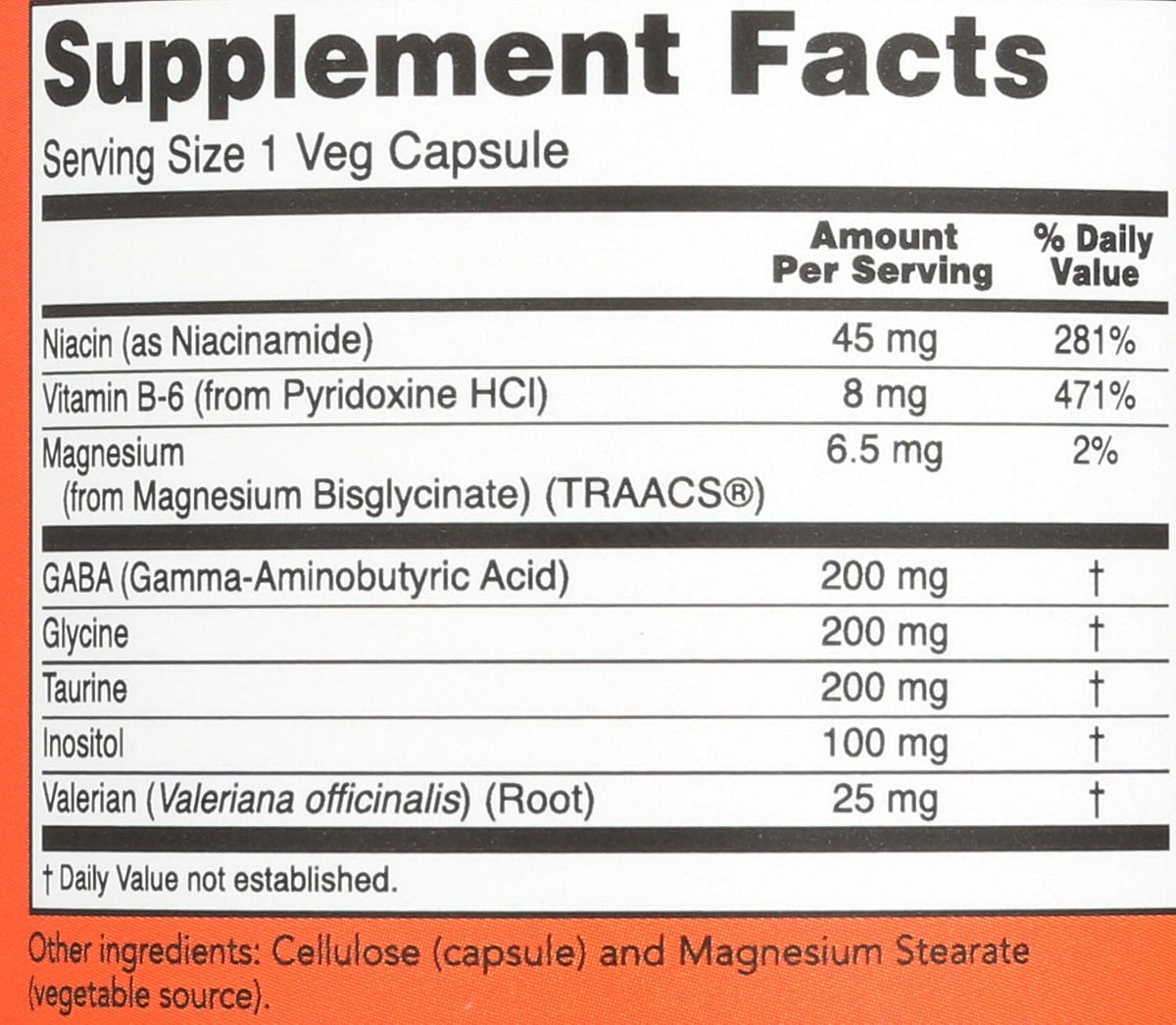 Now Foods True Calm Amino Relaxer 45 Cápsulas (Paquete de 2) – Image 3