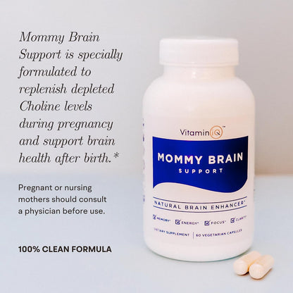 VitaminIQ Mommy Brain Postnatal - 60 Cápsulas - Salud Cognitiva, Estado de Ánimo y Energía – Image 7