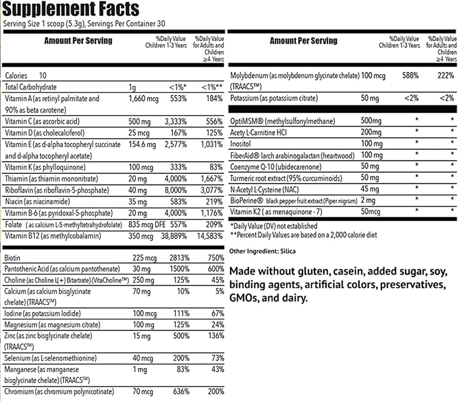 Simple Spectrum Multivitamínico Infantil - Fórmula en Polvo sin Azúcares Añadidos ni Ingredientes Artificiales