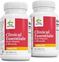 Terry Naturally Clinical Essentials - Multivitamínico Completo con Minerales Quelados y Vitaminas B, C, D3 y E - 60 Comprimidos (Pack de 2)