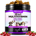 Masticables Multivitamínicos 15 en 1 para Perros con Glucosamina y Probióticos – 150 unidades