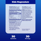 Natrol Kids Magnesium Citrate Gummies, Apoyo al Sueño, Frambuesa, 30 Unidades