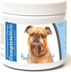 Healthy Breeds Brussels Griffon Multivitamínico Todo en Uno Masticable 60 unidades