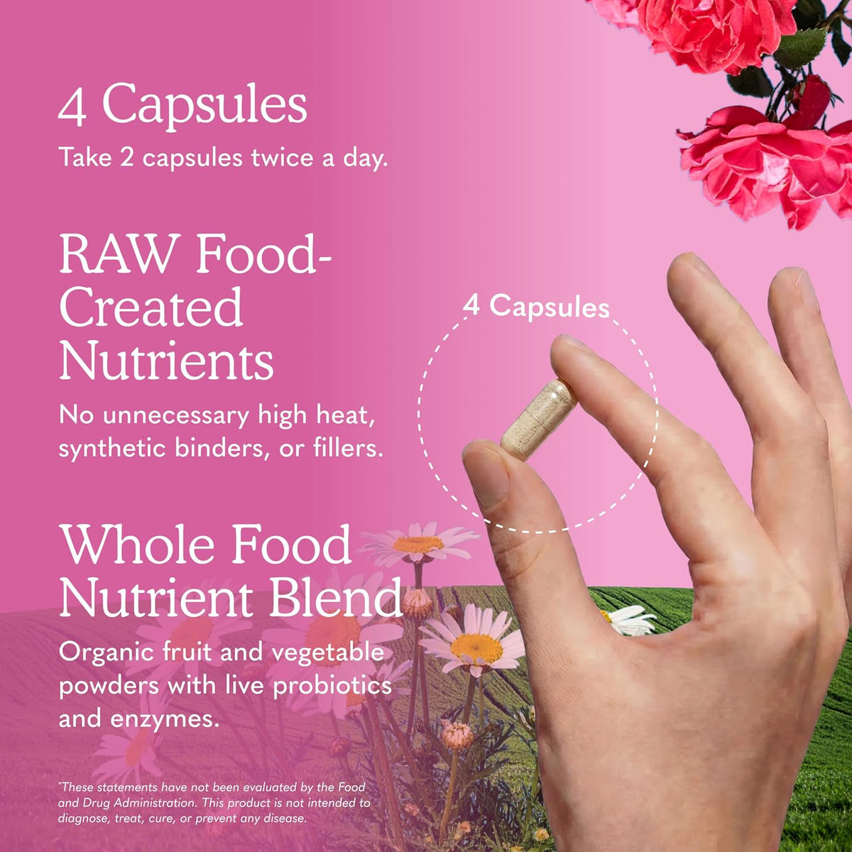 Garden of Life Vitamin Code Mujeres 50 & Wiser Multivitamínico - 240 Cápsulas – Image 5