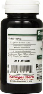 Kroeger Herb Rhodiola Rosea en Cápsulas Vegetales, 90 unidades