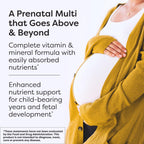 SFI Health Klaire Labs Prenatal & Nursing Multivitamin - Complejo Multivitamínico Prenatal con Hierro (90 Cápsulas)