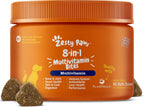 Zesty Paws Multivitamínico para Perros, Masticables con Glucosamina, Omega-3 y Probióticos - 50 unidades