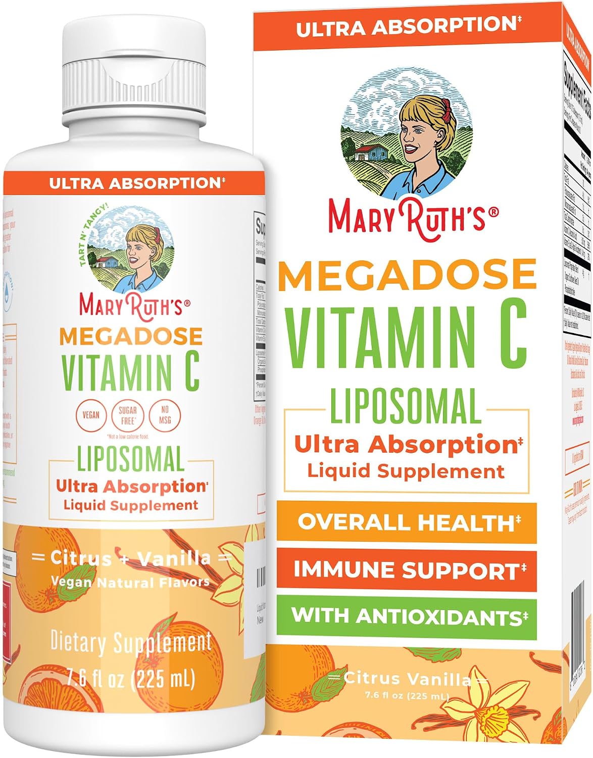 MaryRuth's Vitamina C Liposomal Líquida - Megadosis 500 mg