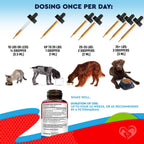 Defensa Intestinal Natural para Perros y Gatos – Limpieza Herbal con Wormwood y Black Walnut