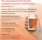 NatureCity True-E Vitamina E con Tocotrienoles y Alfa Tocoferol Natural | Complejo de Vitamina E No OGM | 60 Cápsulas Blandas
