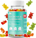 Gominolas de Musgo de Mar y Saúco con Vitaminas C, D y Zinc – 60 uds