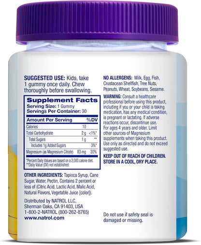 Natrol Kids Magnesium Citrate Gummies, Apoyo – Reputación de la marca: Natrol es una marca reconocida en el – Image 10