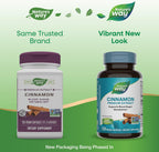Nature's Way Extracto de Canela Premium, Estandarizado al 8% de Flavonoides, 240 Cápsulas Veganas