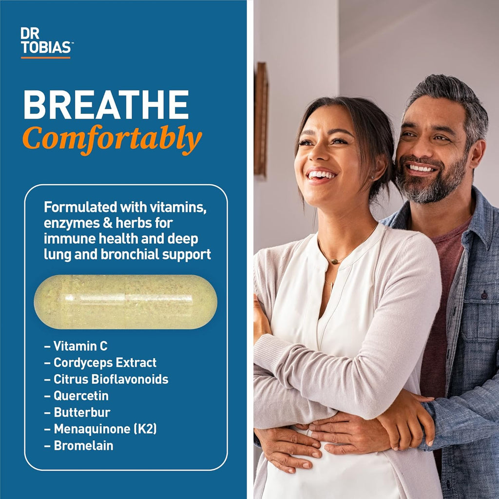 Dr. Tobias Lung Health - Suplemento para la salud pulmonar (60 cápsulas)