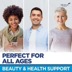 MOREX VITAMINS Biotina, Colágeno, Queratina y Ácido Hialurónico - 25.000 mcg - 60 Cápsulas