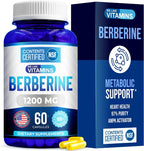Berberine HCL 1200mg, 60 Cápsulas Vegetarianas - Certificado NSF - WeLikeVitamins