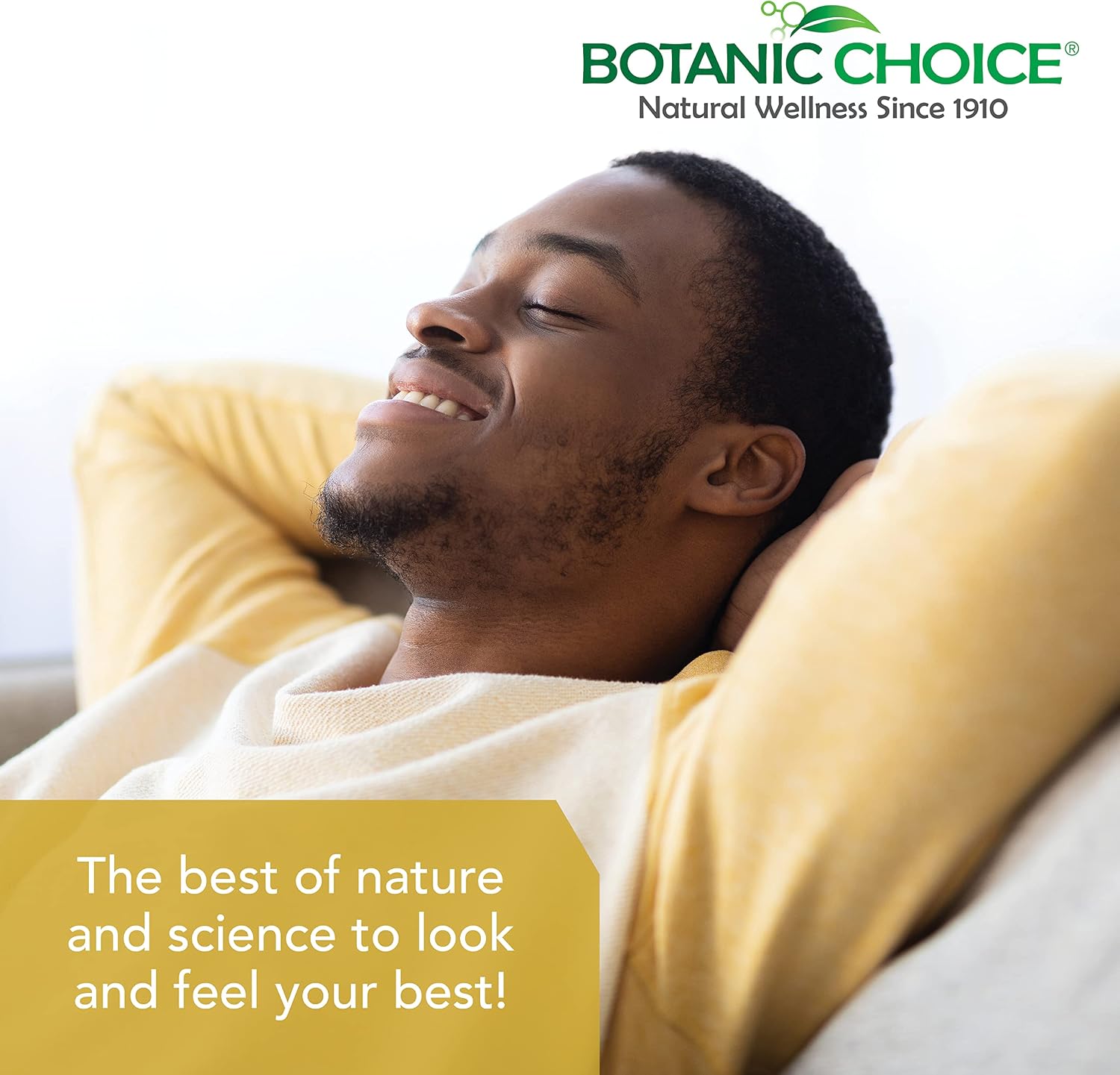 Botanic Choice Stress Complex Cápsulas - Apoyo para el Estado de Ánimo y la Memoria con Azafrán, Ashwagandha, Rhodiola - Sin Gluten, 60 Cápsulas