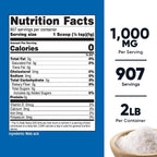 Nutricost Ácido Málico en Polvo 2 Lbs - Sin Gluten, No GMO