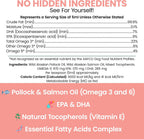 Aceite de Salmón Salvaje de Alaska para Perros - 473 ml - Omega 3, EPA, DHA, Vitamina D