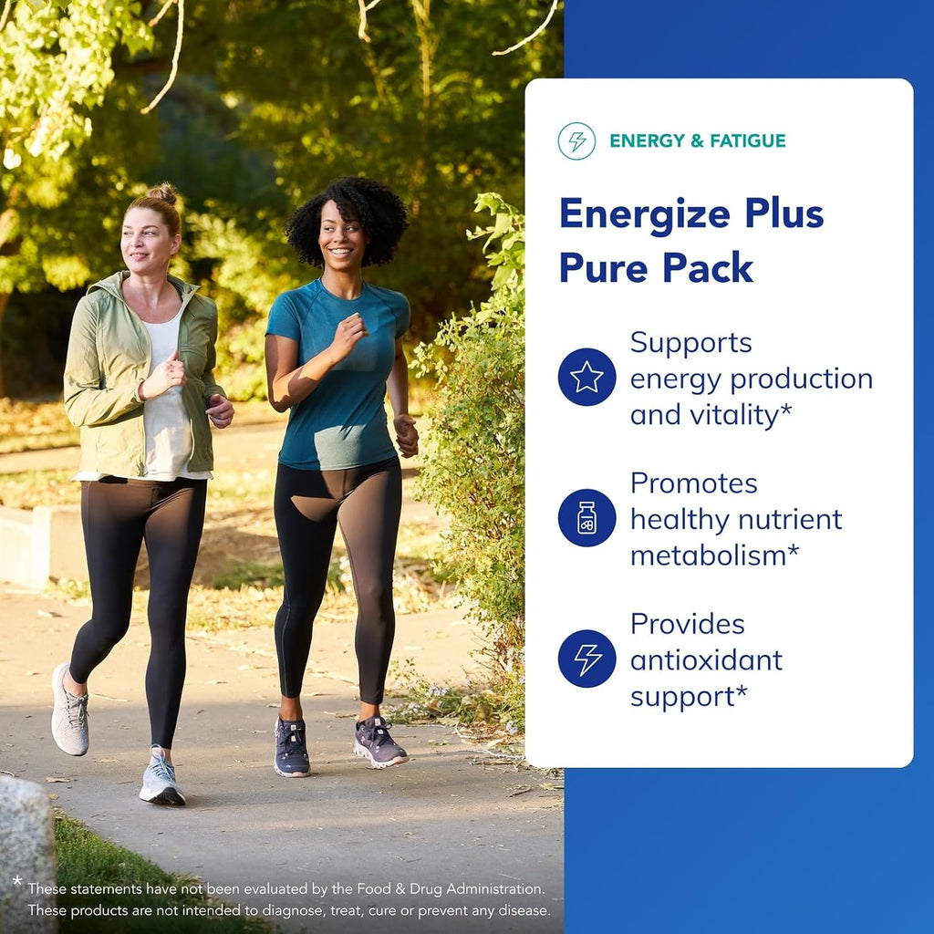 Pure Encapsulations Energize Plus Pure Pack, 30 sobres