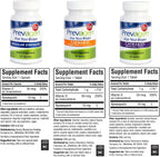 Prevagen Variety Pack - 90 Unidades (Suministro para 3 Meses) | Cápsulas y Comprimidos Masticables Mixed Berry y Naranja | 10 mg de Apoaequorina más Vitamina D3