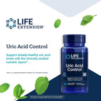 Life Extension Control de Ácido Úrico, 60 Cápsulas Vegetales