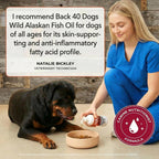 Back 40 Dogs Aceite de Pescado Salvaje de Alaska para Perros y Gatos - 473 ml