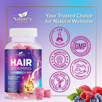 Gomitas de Biotina 5000 mcg para Cabello, Piel y Uñas - Nature's Choice