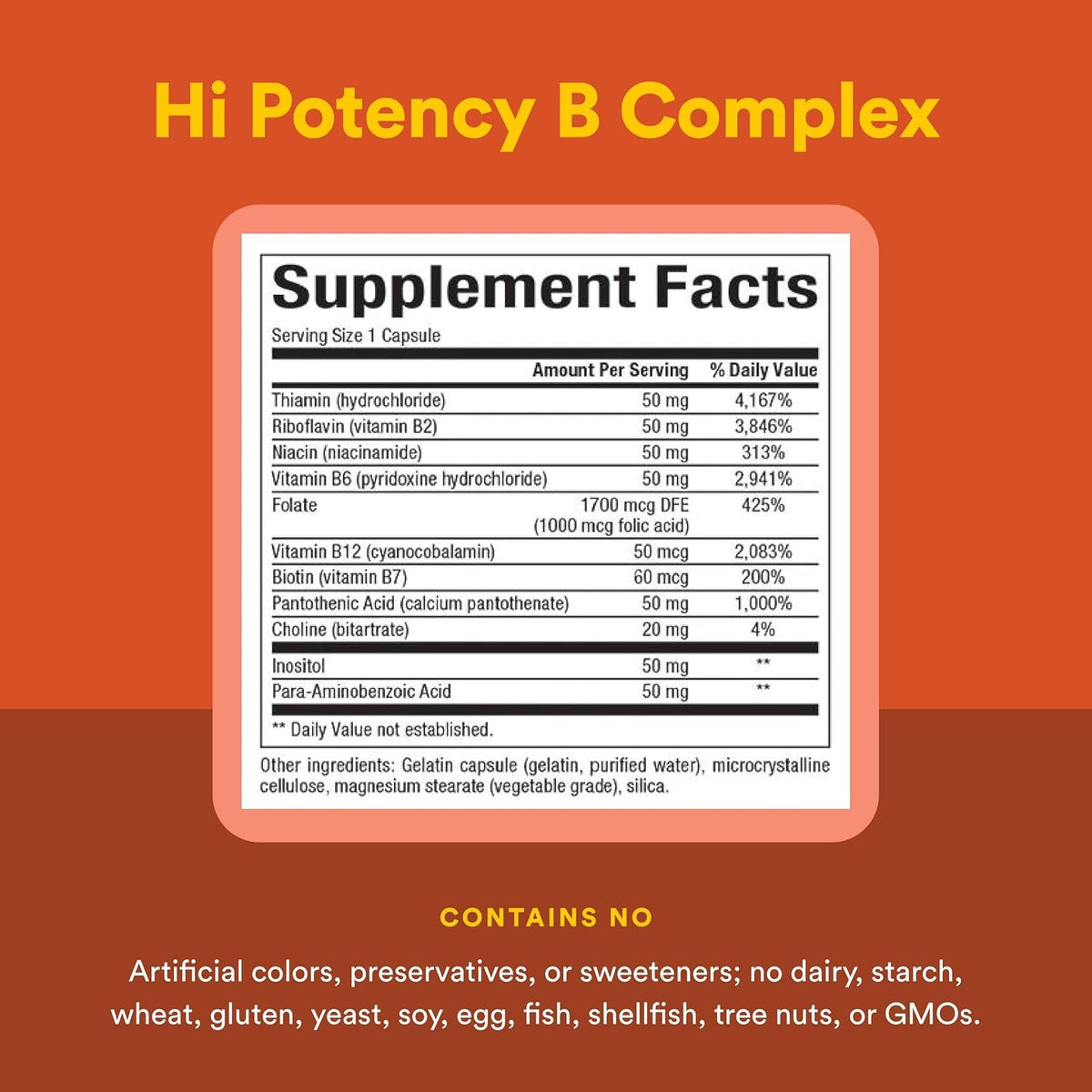 Natural Factors Hi Potency B Complex - – Reducción del cansancio y la fatiga: El folato y la B12 ayudan a reducir – Image 4