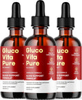 Glucovita Pure Gotas - Complemento Alimenticio Natural (3 Paquetes)