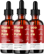 Glucovita Pure Gotas - Complemento Alimenticio Natural (3 Paquetes)