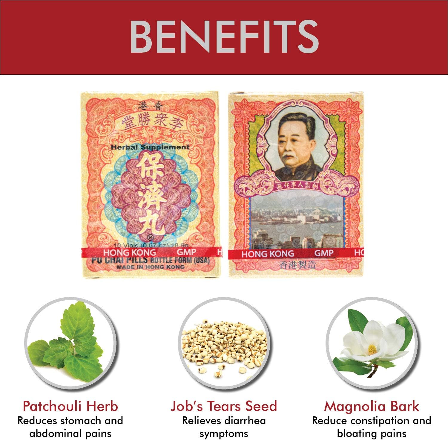 Po Chai Pills Suplemento Herbal (10 viales)