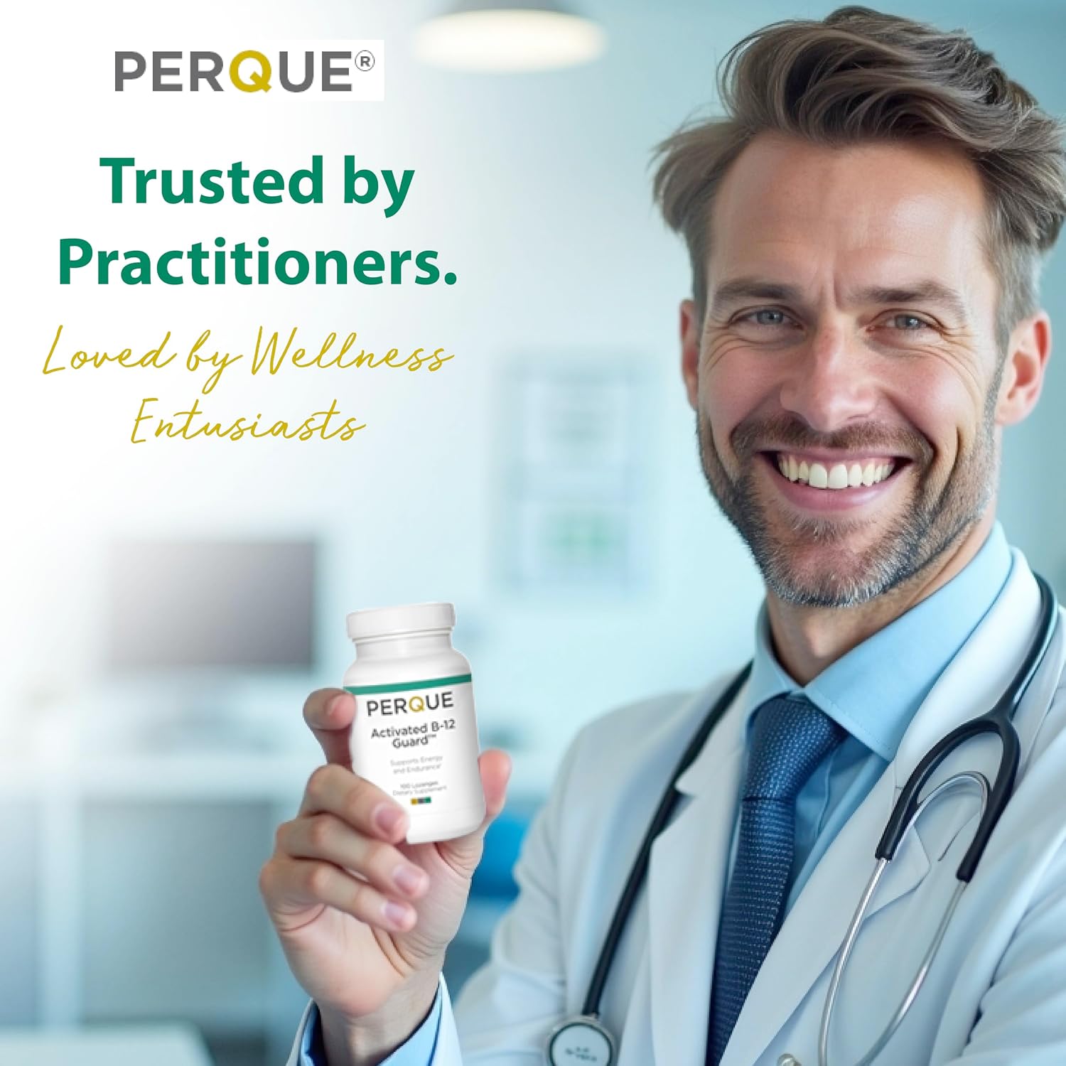 Perque Activated B-12 Guard (2000 mcg, 100 tabletas)