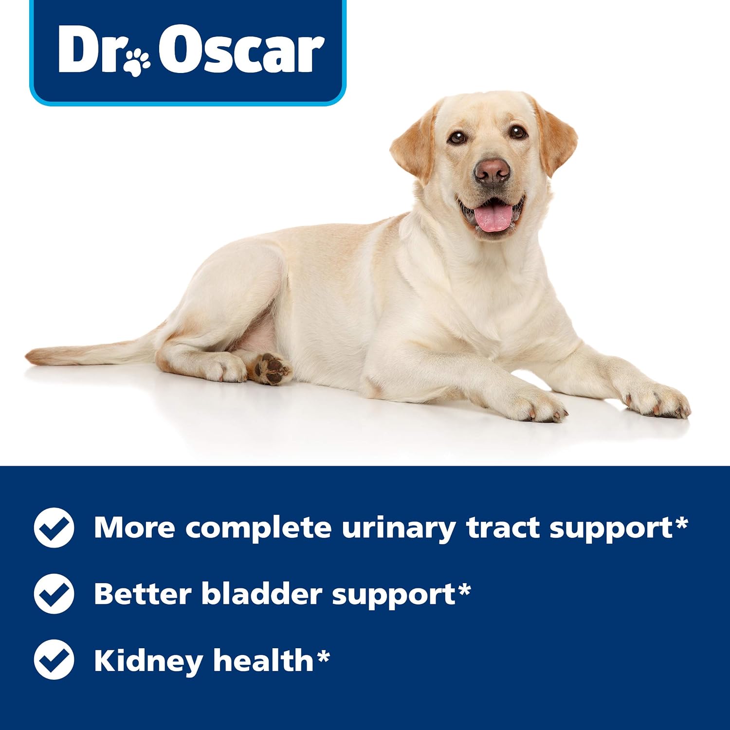 Dr. Oscar Suplemento Urinario para Perros con Arándano, D-Manosa e Hibisco - 90 Comprimidos Masticables