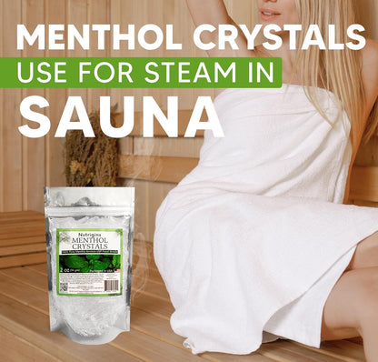 Cristales de Mentol Puro Orgánico 100% Natural - 56g (2 oz) - Nutrigins – Image 8