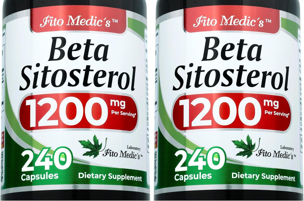 FITO MEDIC'S Lab Beta-sitosterol 1200 mg | 240 Cápsulas | Esteroles Vegetales