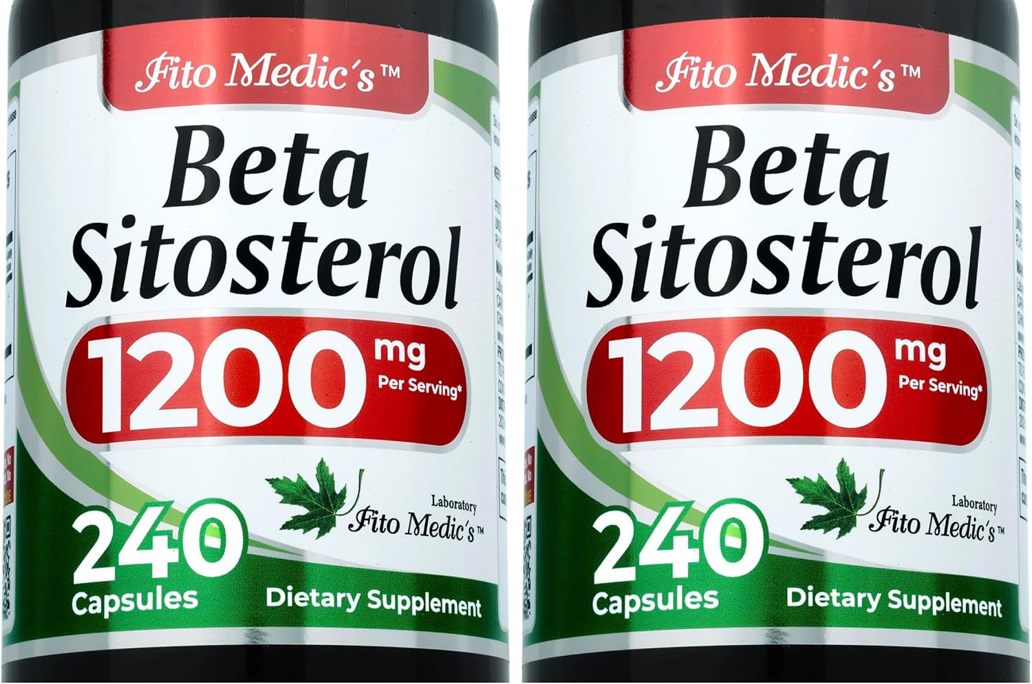 FITO MEDIC'S Lab Beta-sitosterol 1200 mg | 240 Cápsulas | Esteroles Vegetales