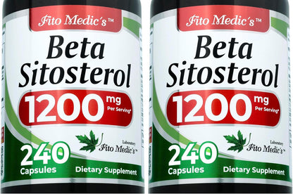 FITO MEDIC'S Lab Beta-sitosterol 1200 mg | 240 Cápsulas | Esteroles Vegetales – Image 10