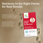 Terry Naturally Healthy Feet & Nerves - Apoyo para nervios y circulación - 60 cápsulas (Paquete de 2)