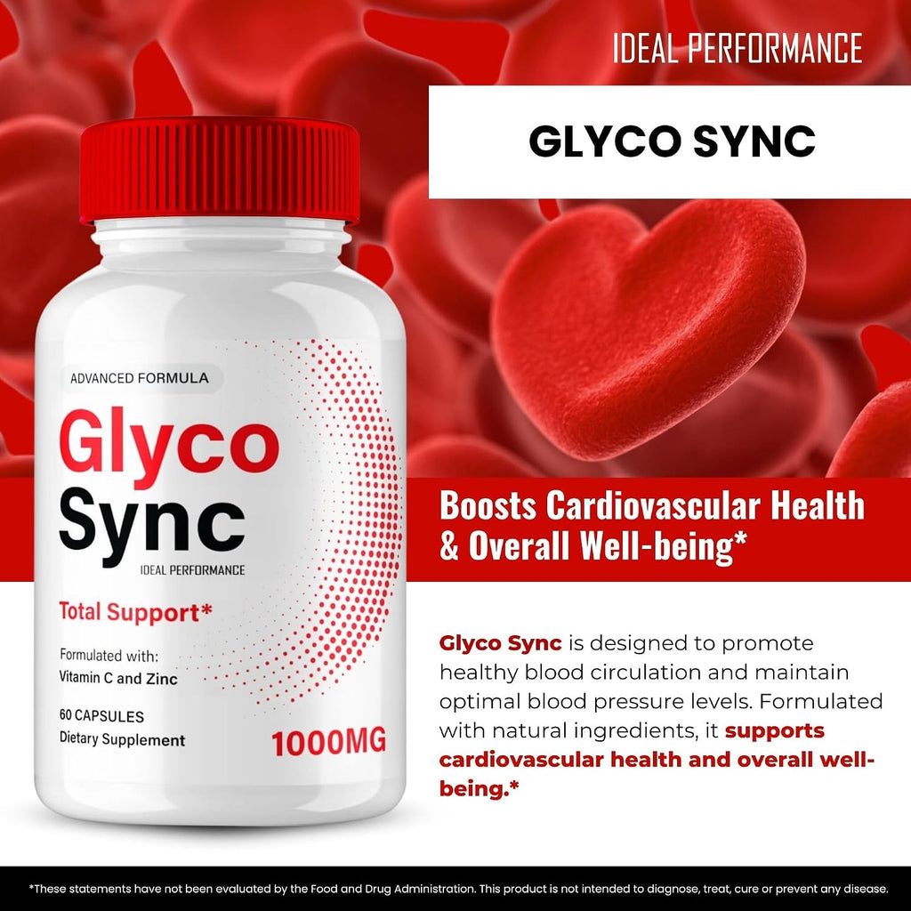 Glyco Sync Glyco Optimizer Capsules - Complemento para Circulación y Niveles Estables (5 Pack)